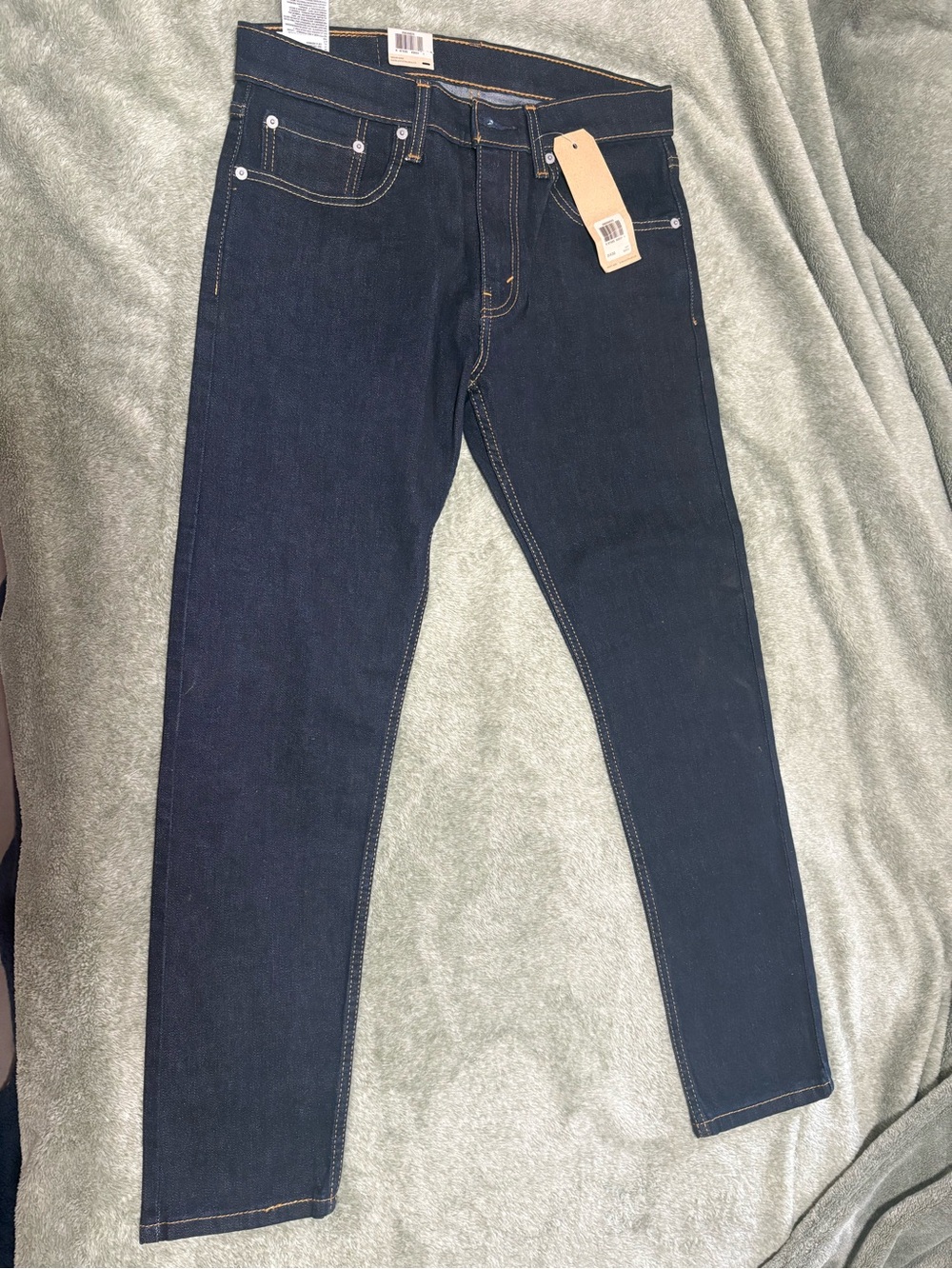 Dark Indigo Straight-Leg Jeans